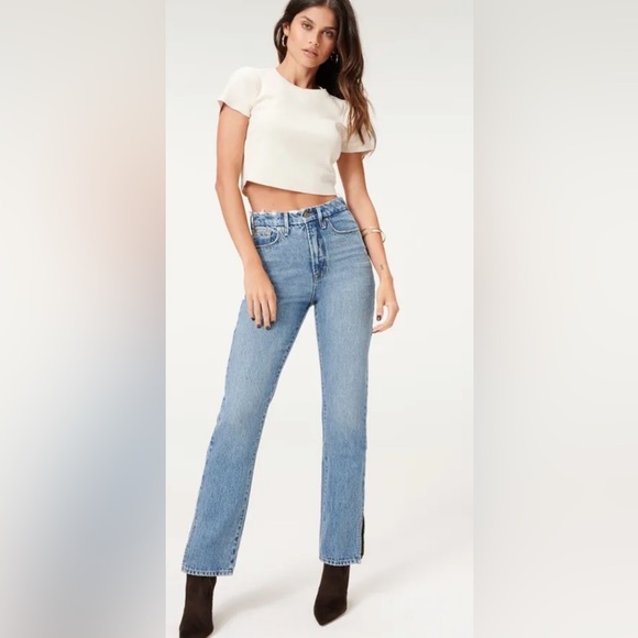 NWT Good American Good boy jeans size 14/32 - Picture 1 of 8